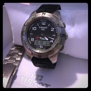 MENS TITANIUM TISSOT T-TOUCH