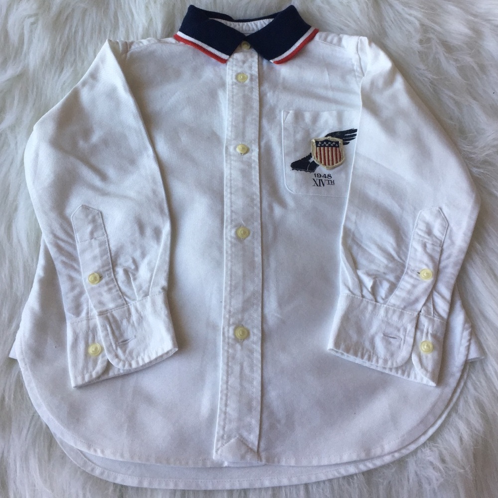 Ralph Lauren White Button Down Shirt
