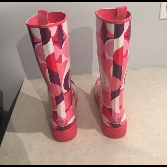Coach Paisley Rainboots - Picture 3 of 4