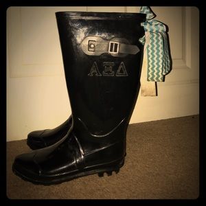 Tall Alpha Xi Delta Rainboots