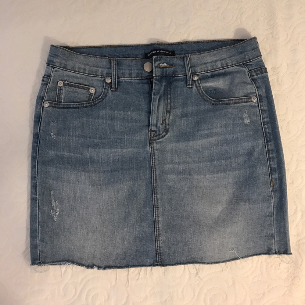 Denim brandy Melville miniskirt
