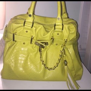 Steve madden yellow handbag