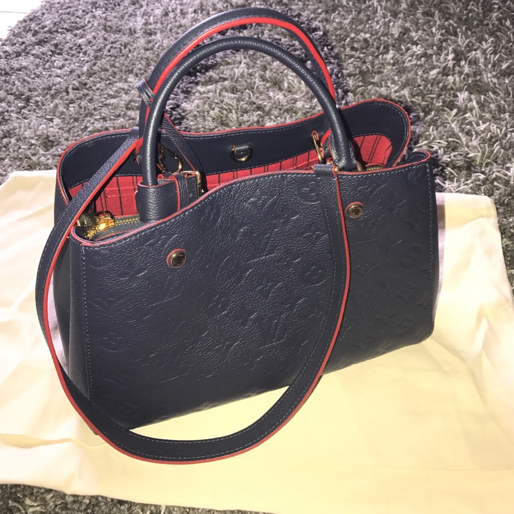 Authentic Louis vuitton monogram empreinte