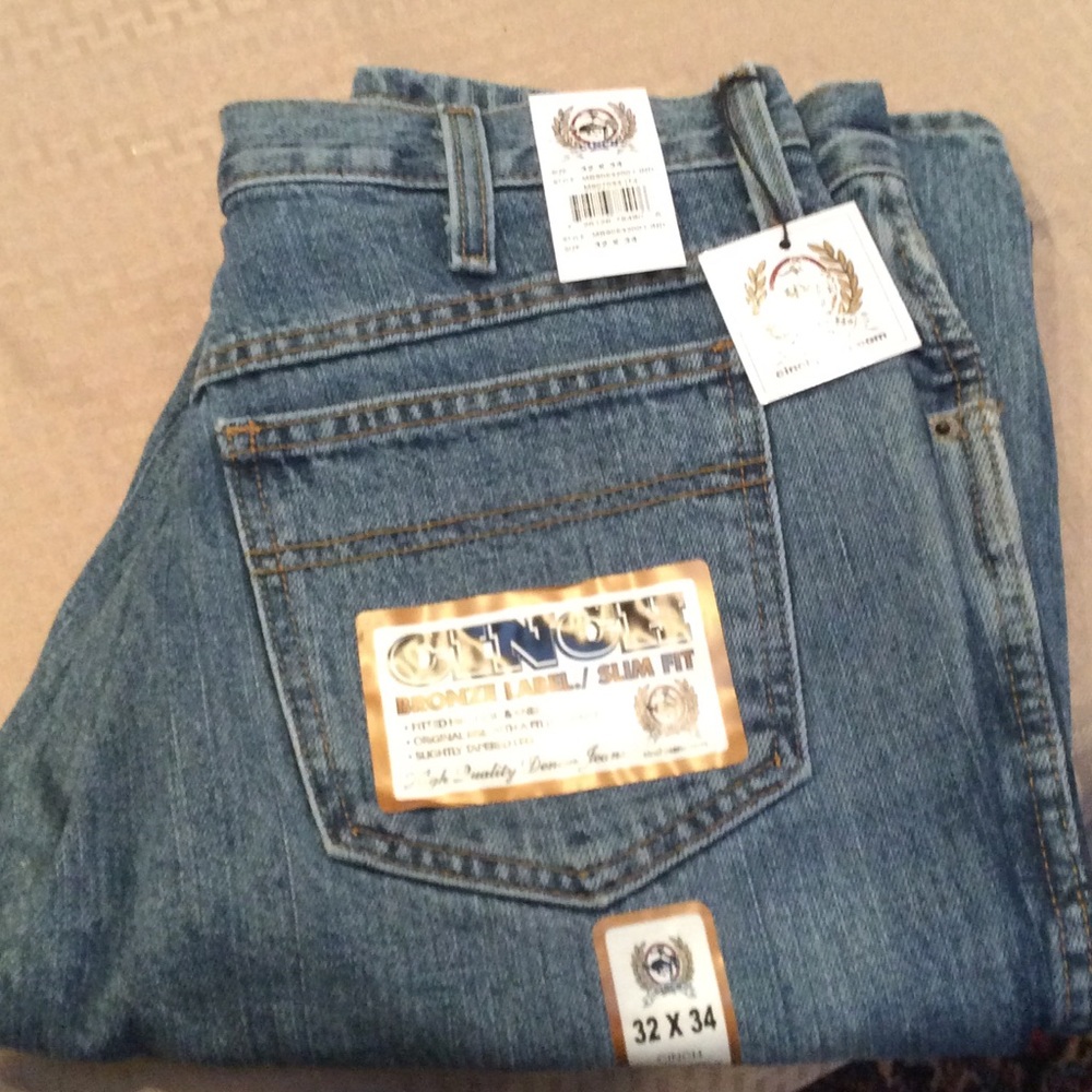 Cinch denim jeans