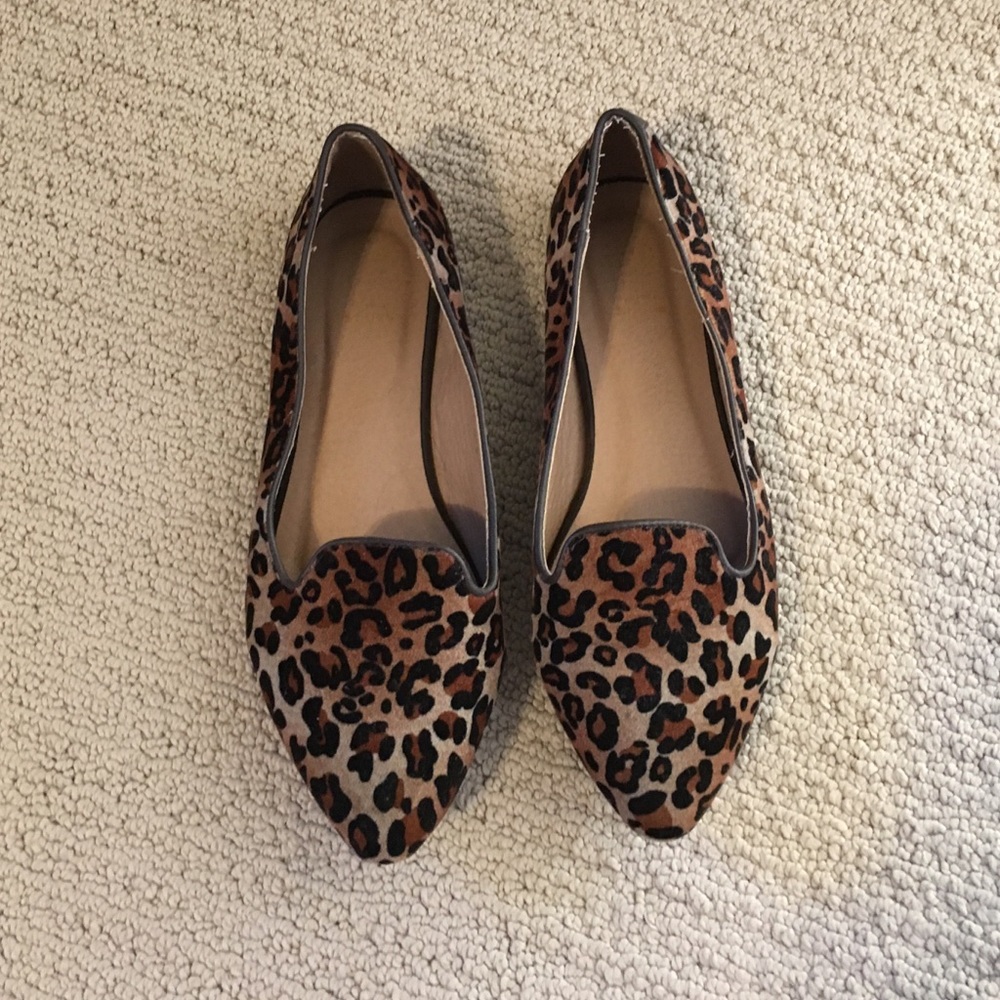 Cheetah print Pointed flats