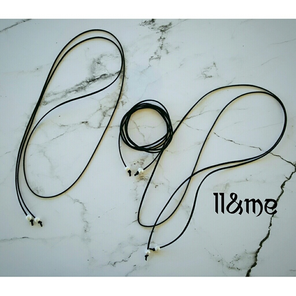 Boho freshwater pearl choker