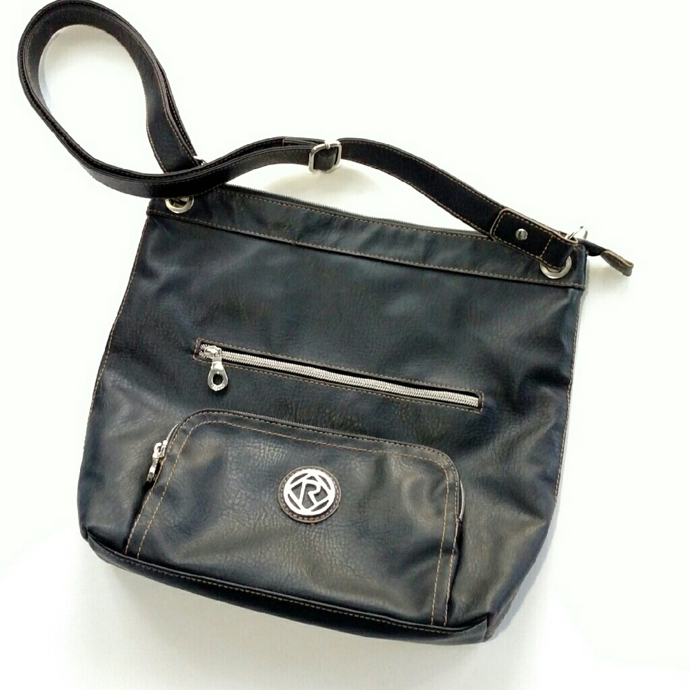 Relic Black Large Crossbody