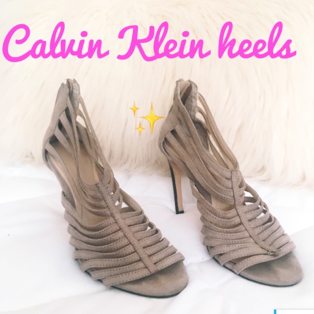 Calvin Klein strappy heels ✨