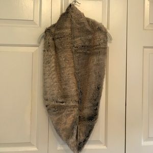 LOFT double-wrap faux fur snood