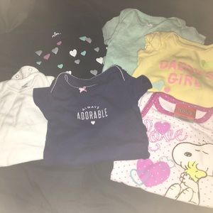 6 babygirl onesies