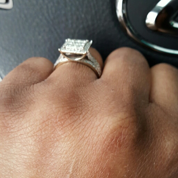 1.75 CT t.w 14kt white gold diamond ring. One ring - Picture 4 of 6