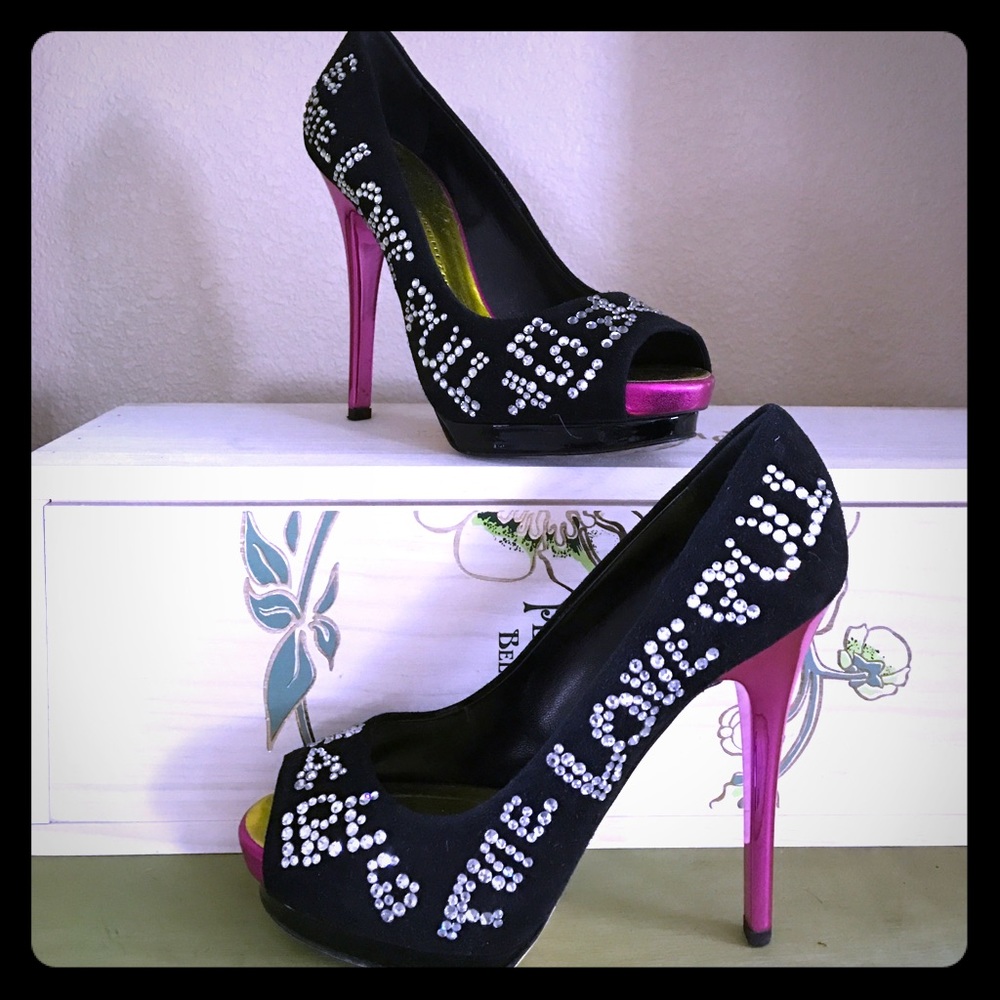 Giuseppe Zanotti double platform nubuck pumps 36.5