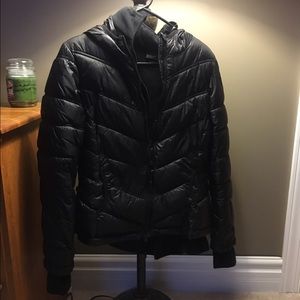 Black winter coat
