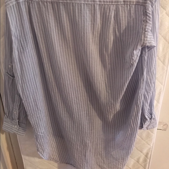 SOLD 🚫🚫🚫Zara Striped Button Down Shirt XS - Picture 5 of 5