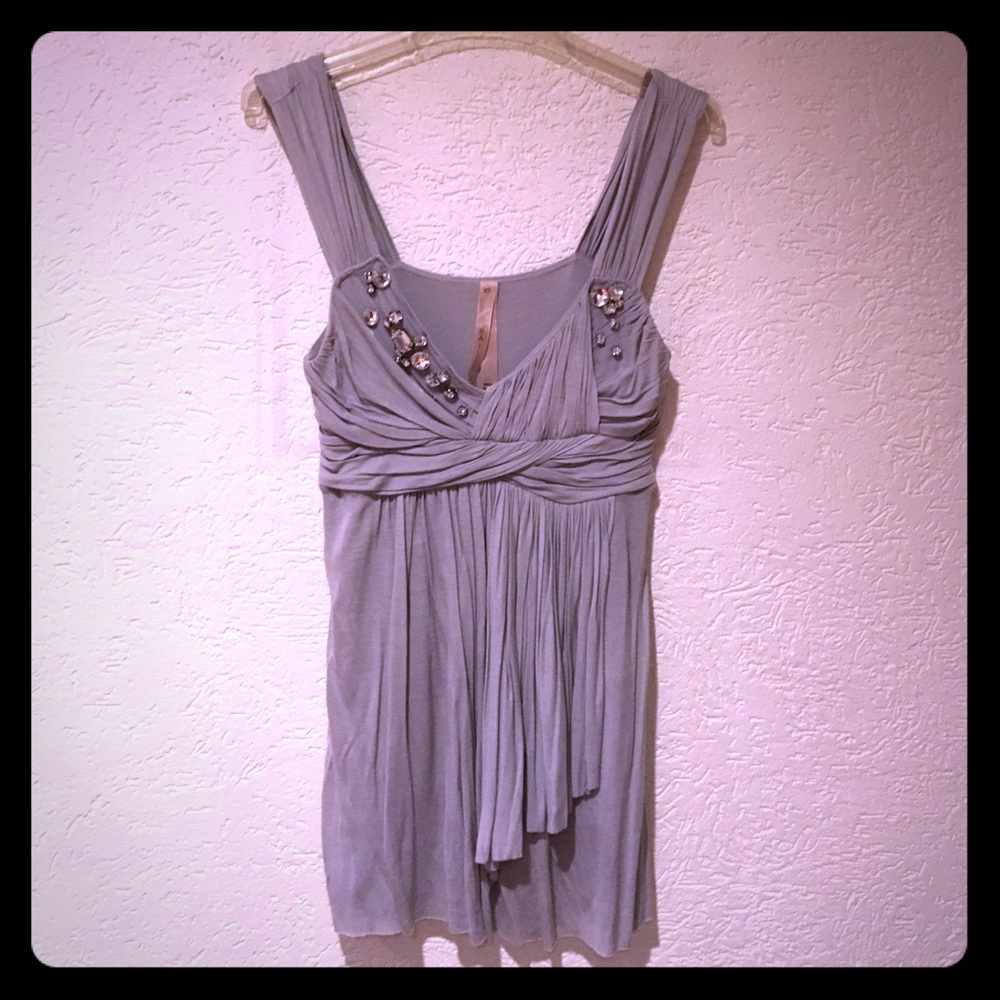 Bailey 44 Embellished Grecian Tank