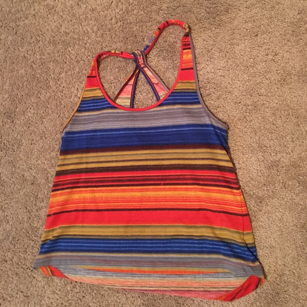 Multicolored crop top
