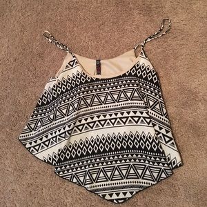 Tribal crop top