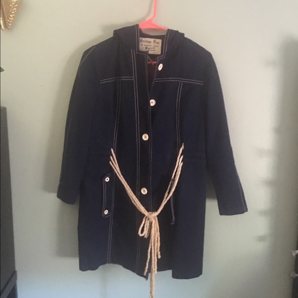 Brittany bay all weather coats navy small