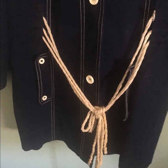 Brittany bay all weather coats navy small - Picture 3 of 4