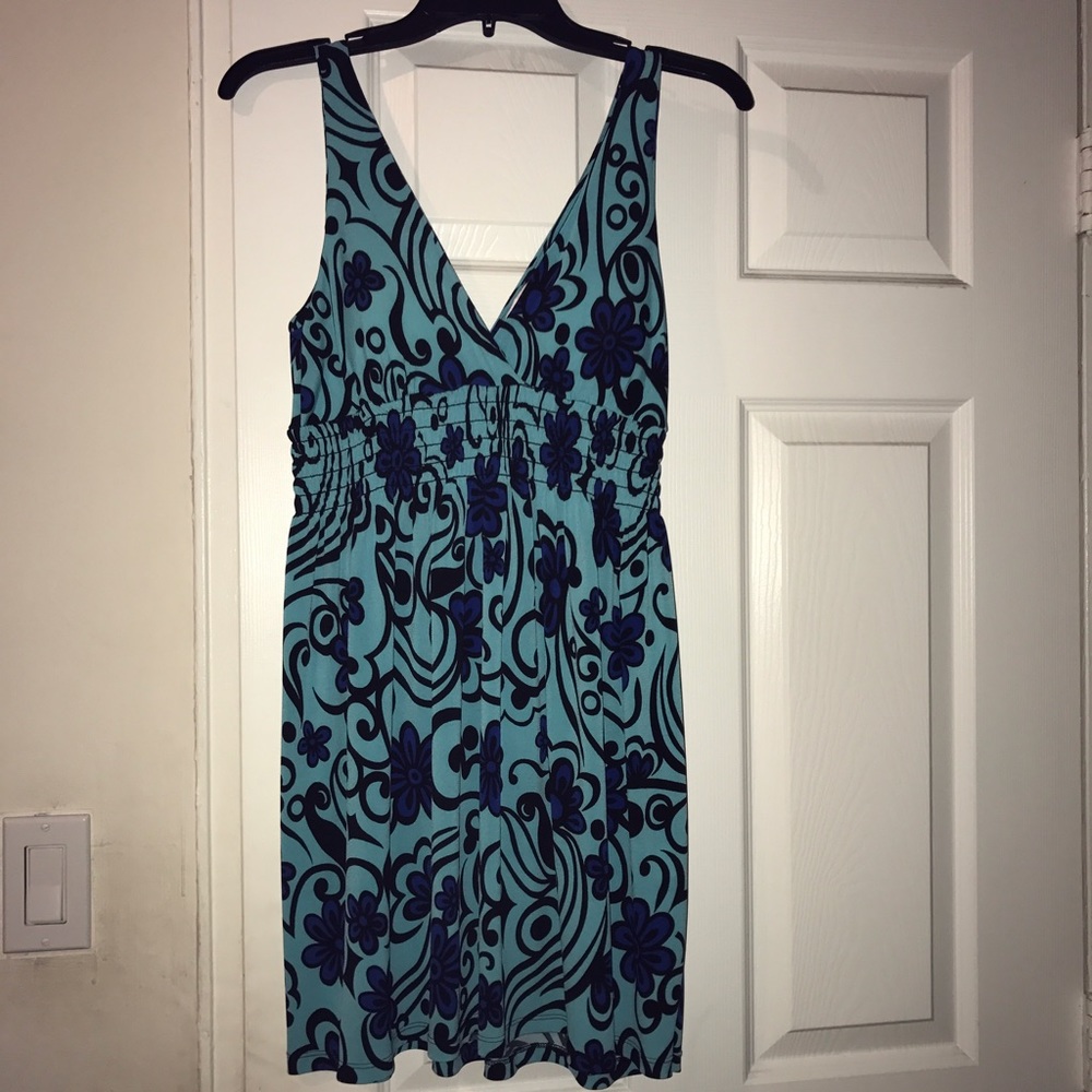 Lightweight Blue Floral Dress