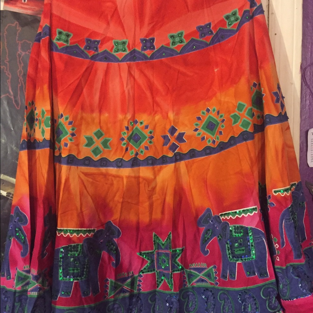 Chaudry kc elephant skirt