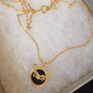 Onyx Cat Necklace from Kay's