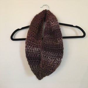 Hand-Made Brown Neutral Ombré Infinity Scarf