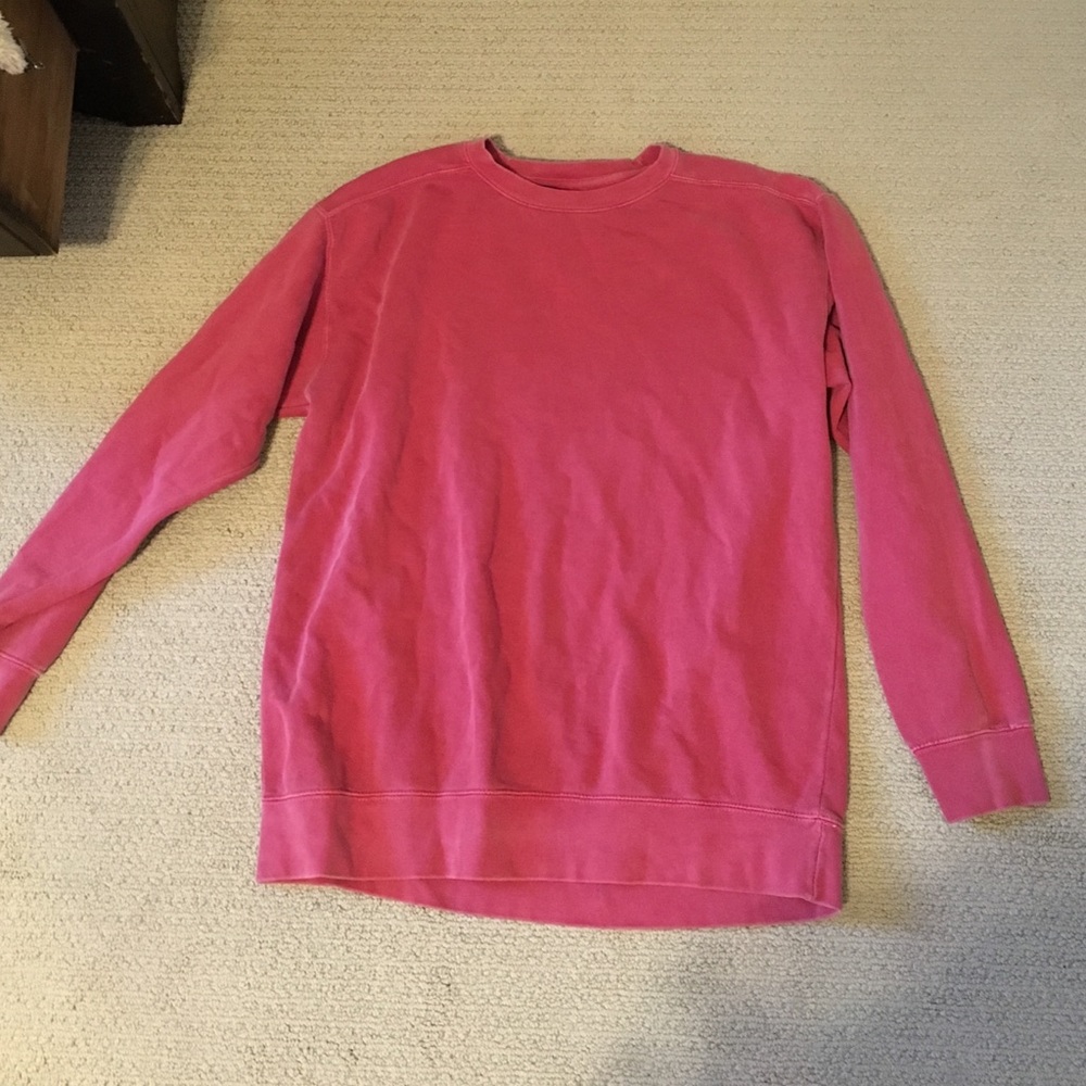 NWOT red comfort colors sweatshirt