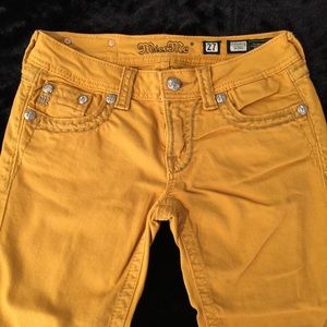 Miss Me Yellow Jeans