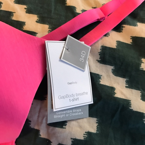 hot pink GapBody bra sz 34c convert. Straps - Picture 3 of 6