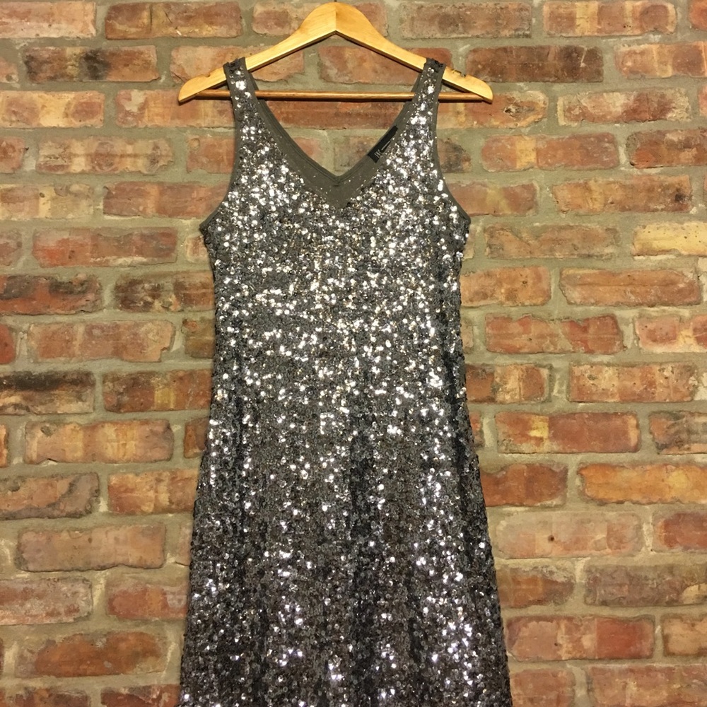 Grey Sparkly Dress