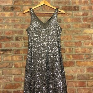 Grey Sparkly Dress