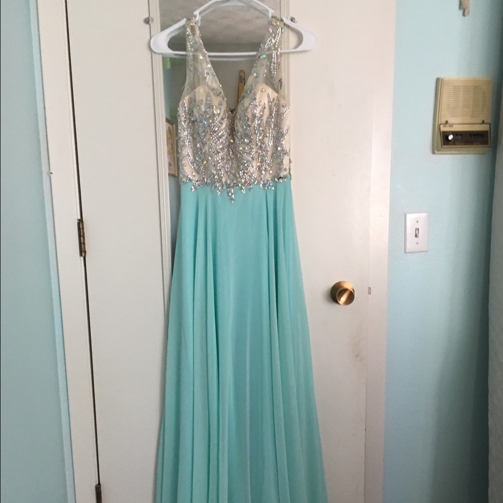 Light Blue Prom Dress