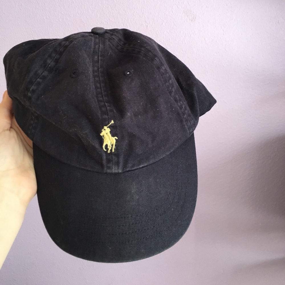 navy polo hat