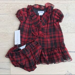 NWT Ralph Lauren Plaid Dress and Bloomers