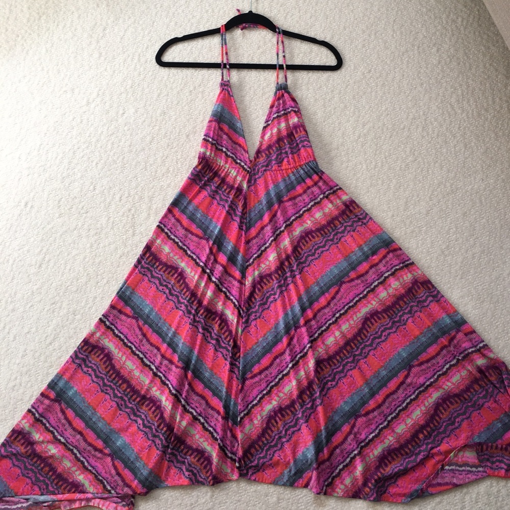 Pilyq halter backless swim dress