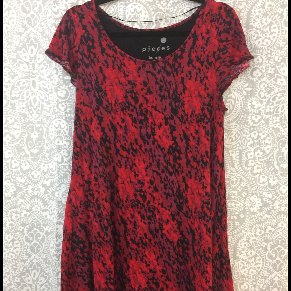 Red T-Shirt Dress