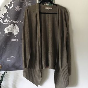 Loft open & draped sweater / cardigan