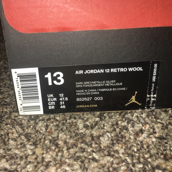 Jordan 12 Wool - Picture 5 of 5