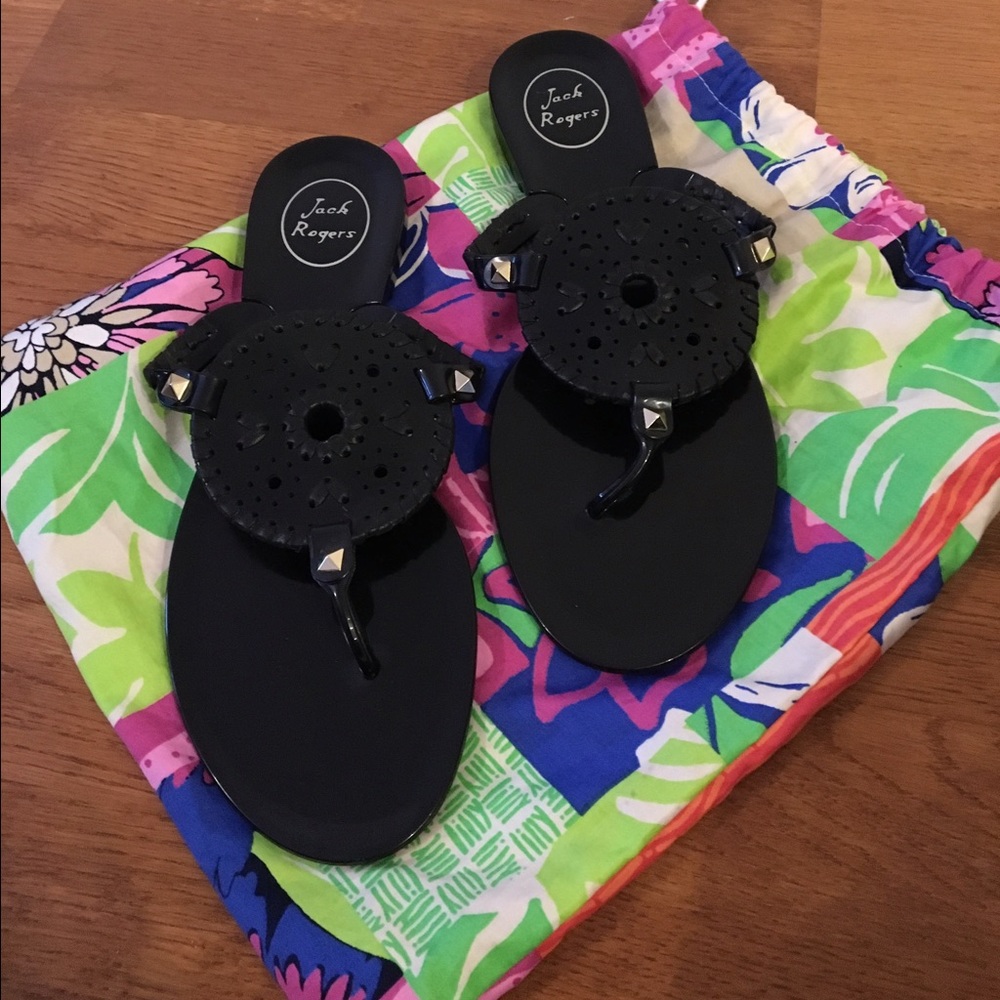Black Jack Rogers "Georgica" Jelly Flip Flop