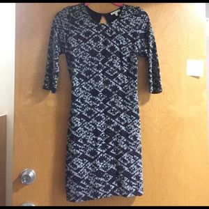 Charlotte Russe sparkly, body con dress