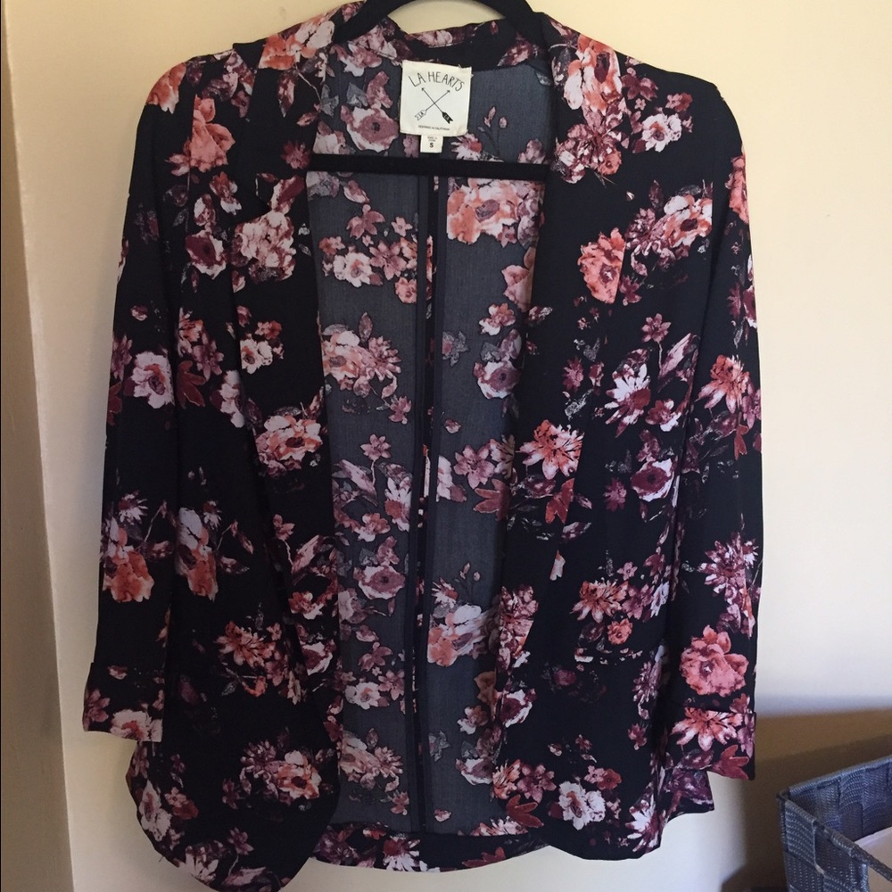 Floral blazer