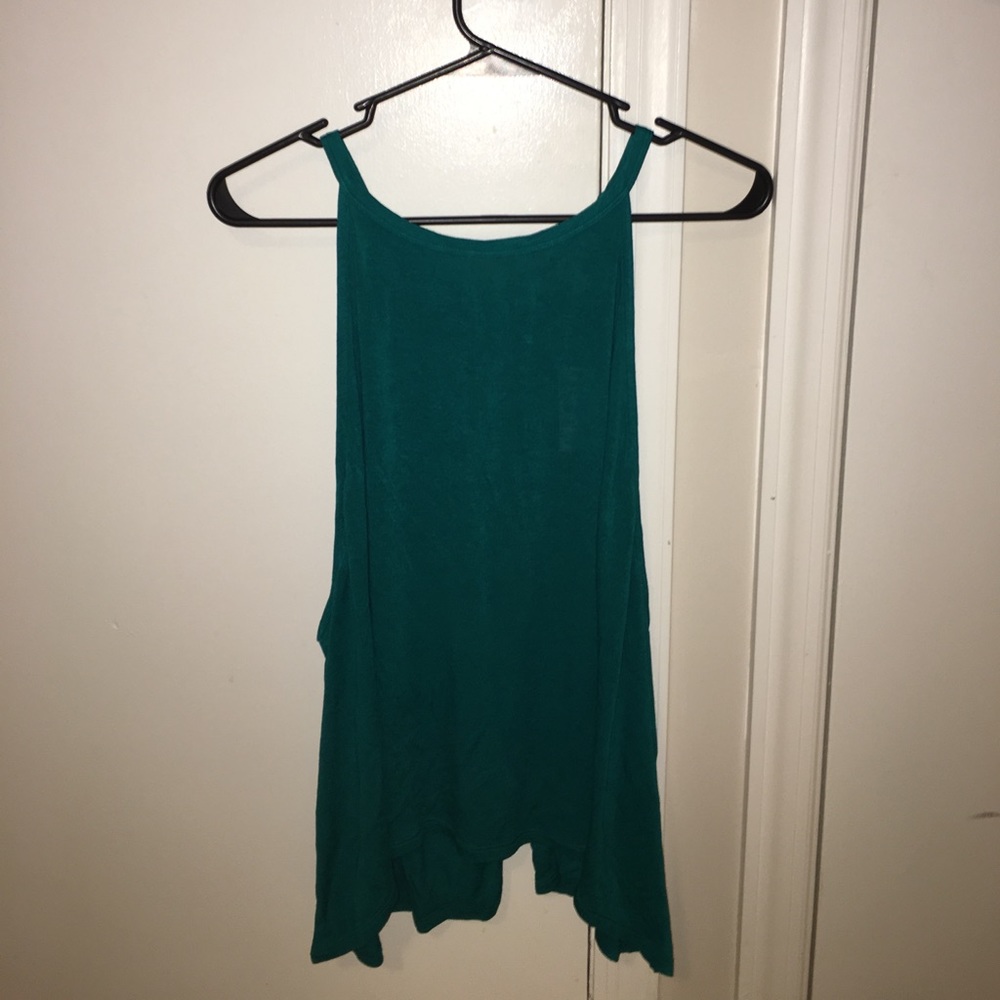 Real green tank top