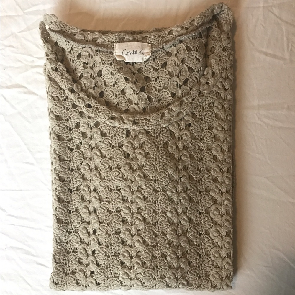 Crochet long sleeve