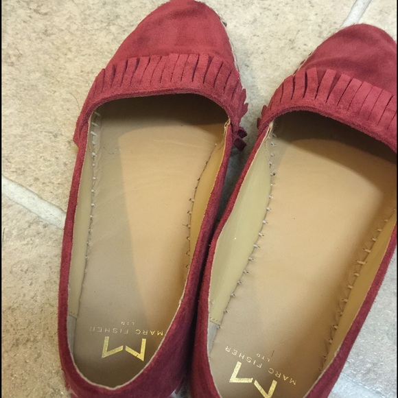Marc fisher red suede espadrilles 6.5 - Picture 2 of 4