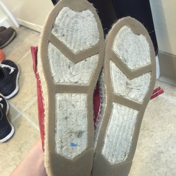 Marc fisher red suede espadrilles 6.5 - Picture 4 of 4