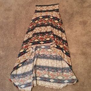 Fall floral skirt/ dress