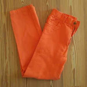 Orange jeans