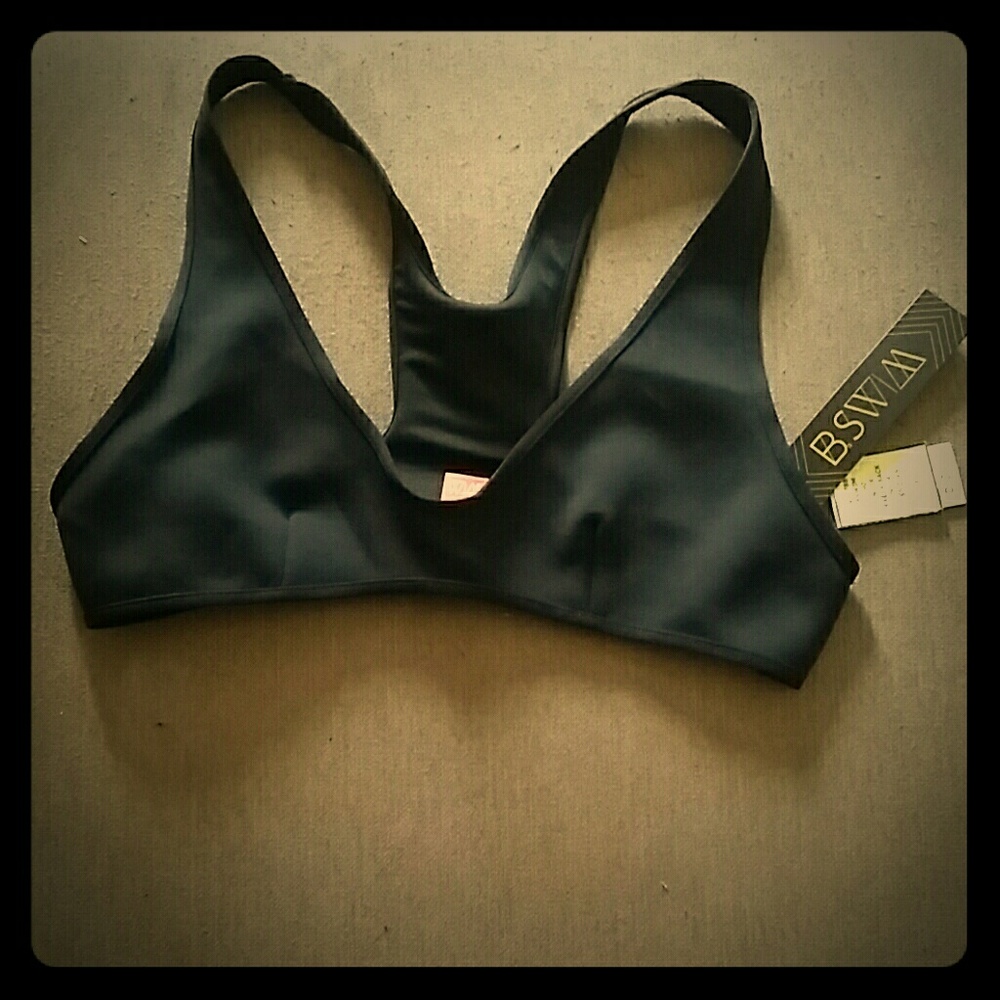 🌊 Bswim - Noir Racerback  (Tags attached)