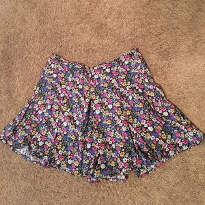 Floral skater skirt
